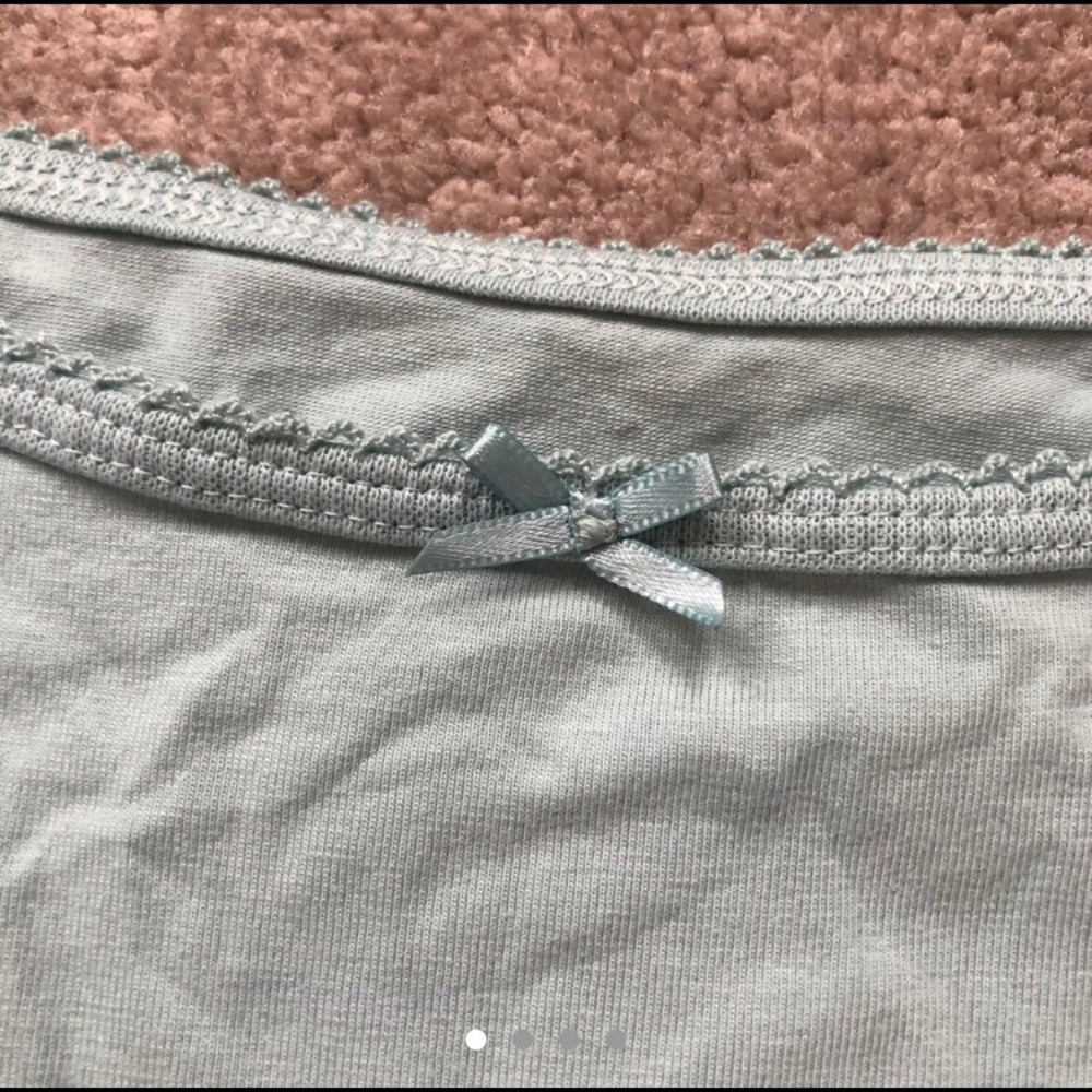 Mint green tank top with bow